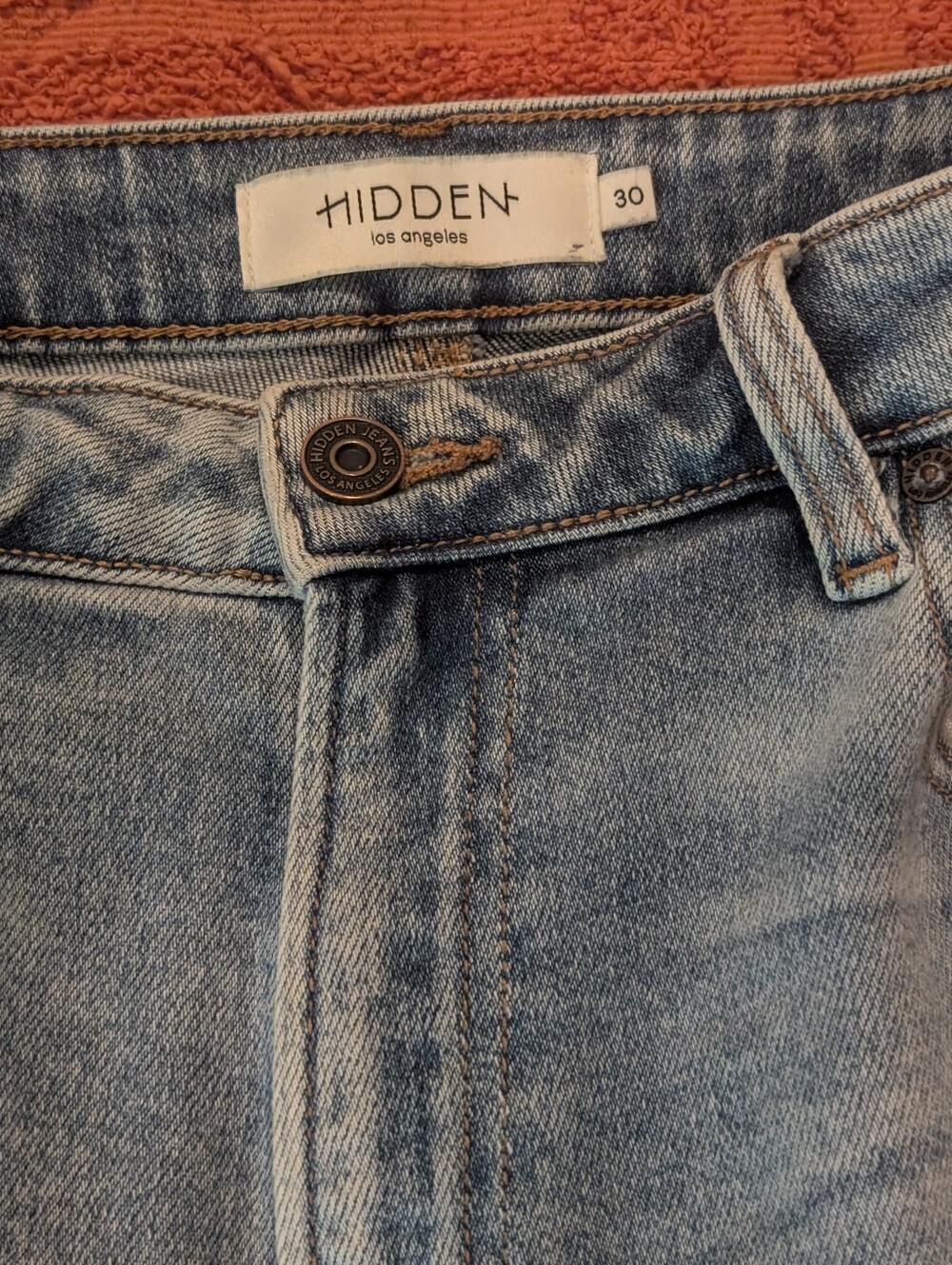 Hidden Brand Light Blue Distressed Women’s Jeans - Picture 2 of 3